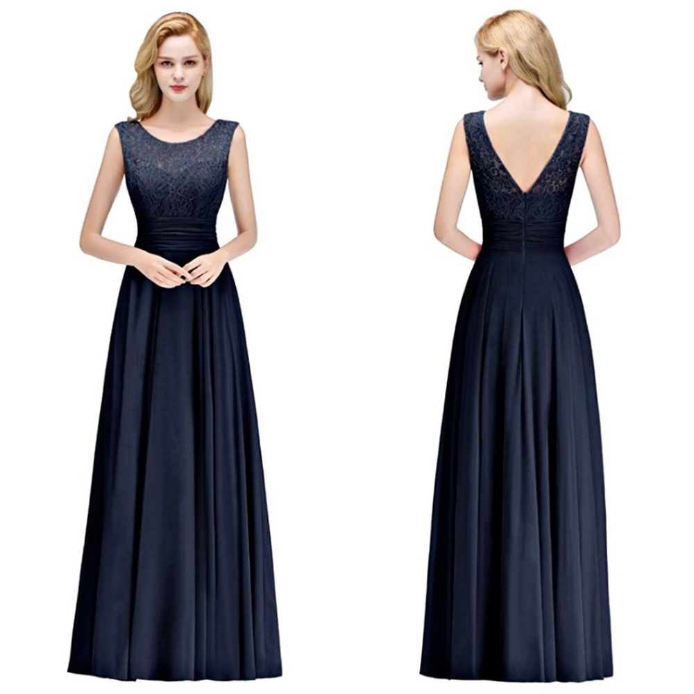 Babyonlinedress • Navy Blue Formal Gown • SZ 16